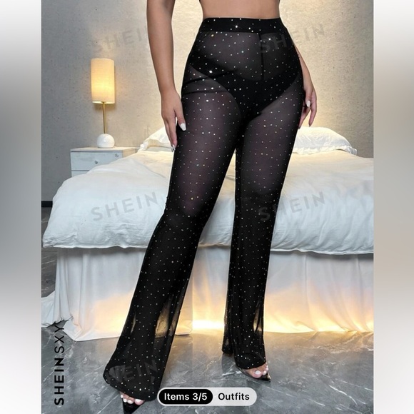Sparkly mesh pants - Picture 3 of 3